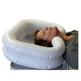 Kozee Komforts Heavy Duty Inflatable Hair Wash Tray Bowl Basin for Use in Bed Chair Wheelchair