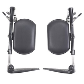 Drive Medical Elevating Legrests for use with Chrome Sport, Cirrus IV with Chrome Frame, Viper Wheelchairs - 1 Pair, LELR-TF
