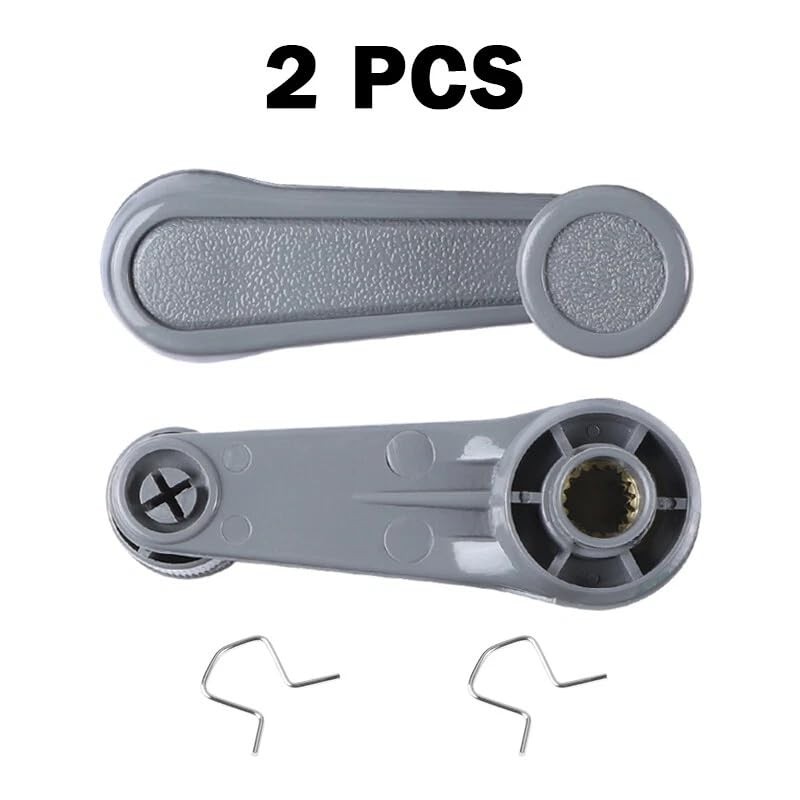 Interior Window Crank Handle, Textured Gray Grey, for Various Toyota