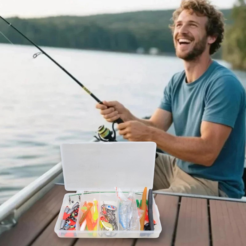 Fishing Lure Kit for Freshwater Saltwater Bass Trout Salmon –