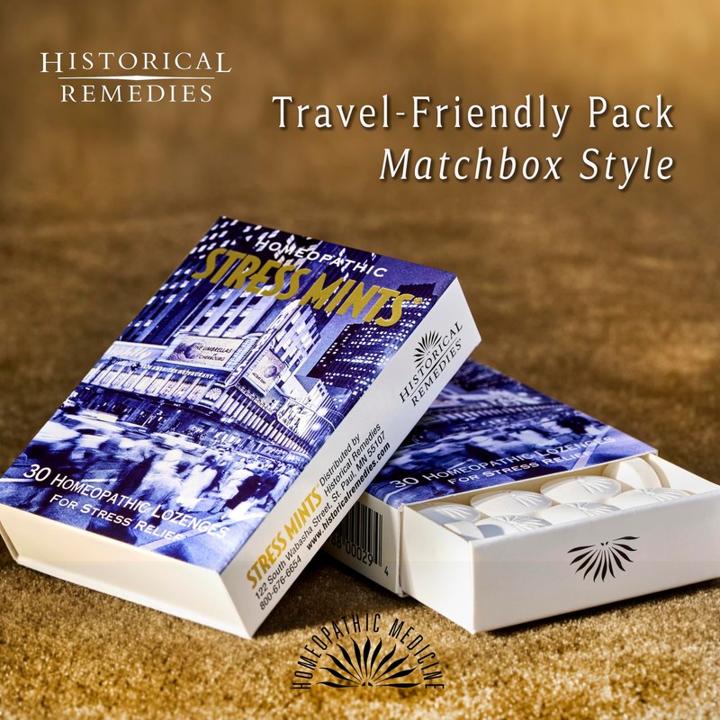 Historical Remedies Stress Mints (1 Pack) | Homeopathic Lozenges to