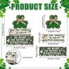 Anglechic 3 Pcs St. Patrick's Day Table Sign, Irish Shamrock