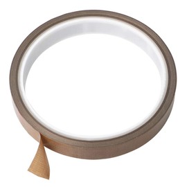 GTIWUNG Teflon Tape, Heat Resistant, Extra Thick, PTFE Teflon Tape, High Temperature Tape, Heavy Duty Type, Impulse Sealer Repair, Smooth Surface, Abrasion Resistant, 0.005 inch (0.13 mm) Thick, 2