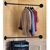 Hanging Bars 43" Iron Wardrobe Assistant Corner
