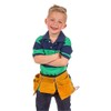 OFKP Children's Leather Tool Pouch, Kids Leather Working Tool Bag
