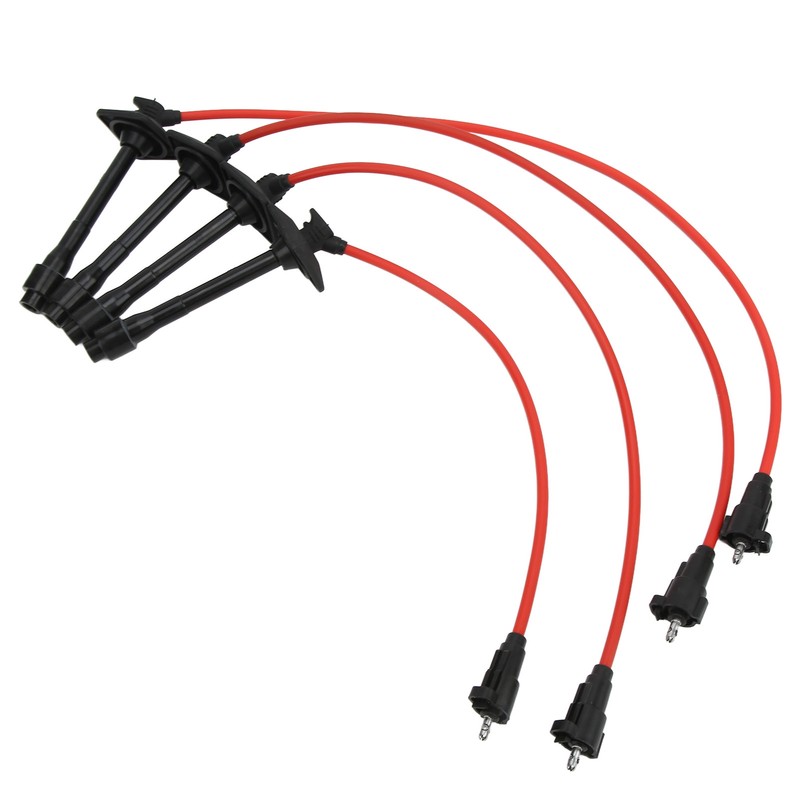 4Pcs/Set Spark Plug Wire Set Ignition Cable Kit 90919‑22400 Replacement