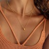 BAYLAY Initial Necklaces for Women - 18K Gold Filled Initial