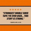 Gorilla Heavy Duty Double Sided Mounting Tape, Black Tape, 1"