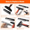 Gomake Extendable Floor Scraper Heavy Duty 6" Wide Razor Blade