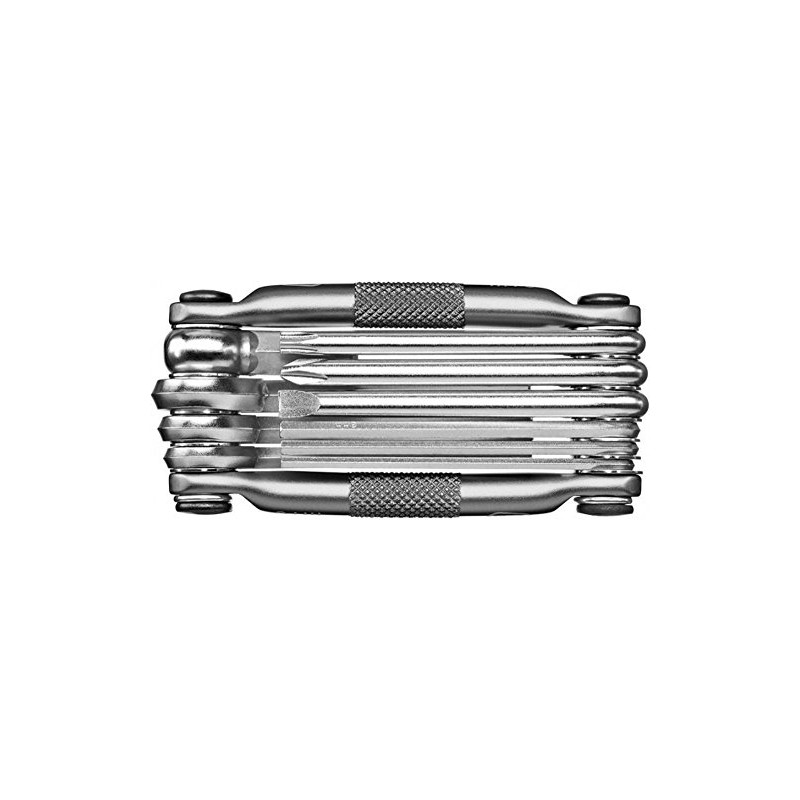 Crank Brothers Multi 10 Tool - Nickel/Bicycle Cycling Cycle Road