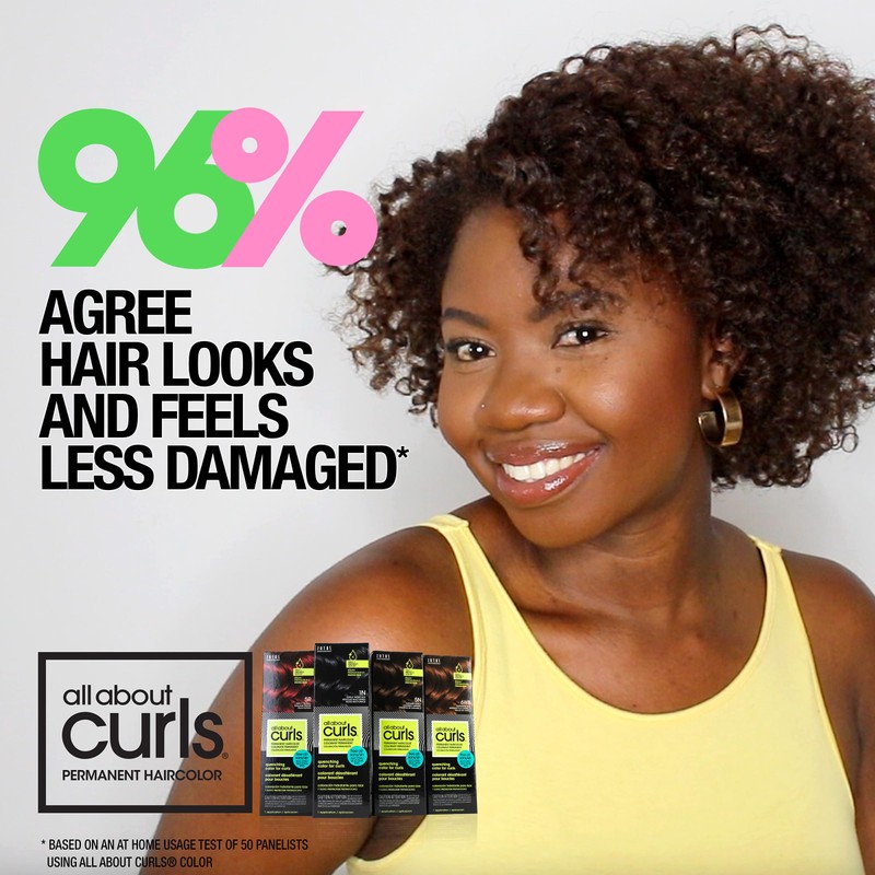All About Curls 4RM Berry-Go-Round Permanent Hair Color (Prep +