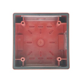 Cooper Wheelock IOB-R 105046 Indoor/Outdoor Red Alarm Device Back Box