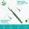40 Prepasted Disposable Toothbrushes Individually Wrapped - Single Use Pre
