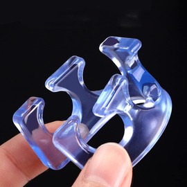 GBSTORE 3 pares de separadores de dedos y dedos de silicona suave, reutilizables, herramientas para arte de uñas, pedicura, aliviar los síntomas de juanetes