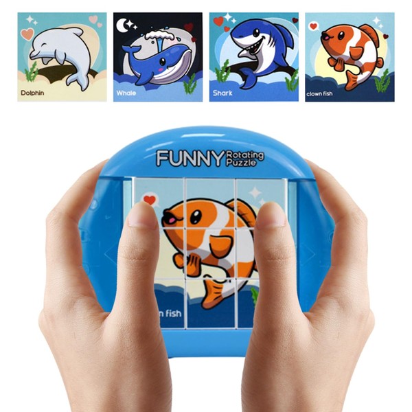 Educational Toys, Children, 3D Rotating Puzzle, Game, Educational Toy, 9