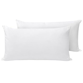 Bluelander 2 Almohadas de Microfibra, Suavidad y Comodidad Garantizada, Almohadas Blancas Moldeables, Hipoalergénicas, Soporte Confortable, Funda Suav