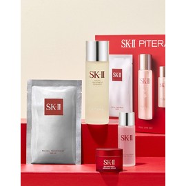 SK-II [SK-II] 피테라 풀라인세트 (에센스75ml+클리어로션 30ml+ 어드밴스드 크림 15g+마스크팩 1매) [SK-II] Pitera Full Line Set (Essence 75ml + Clear Lotion 30ml + Advanced Cream 15g + Mask Pack 1 sheet)