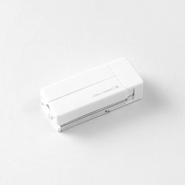 Midori 49085006 XS Compact Punch Paper Puncher, White