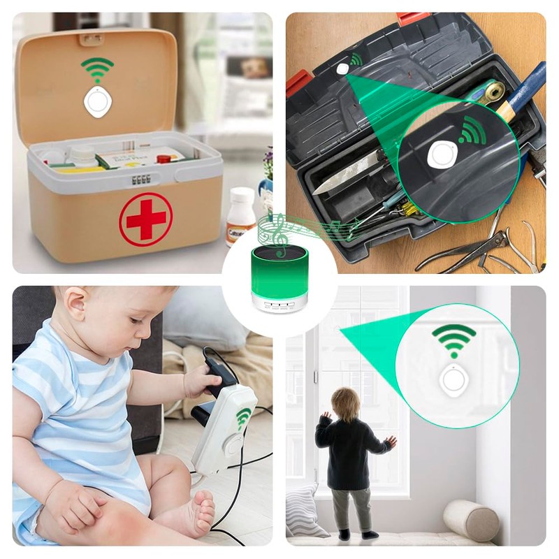 Door Alarm Chime When Opened, No Wiring or Subscription, 14