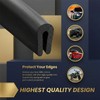 Kingdder Rubber Edge Trim 1/8" U Channel 60 ft Edge