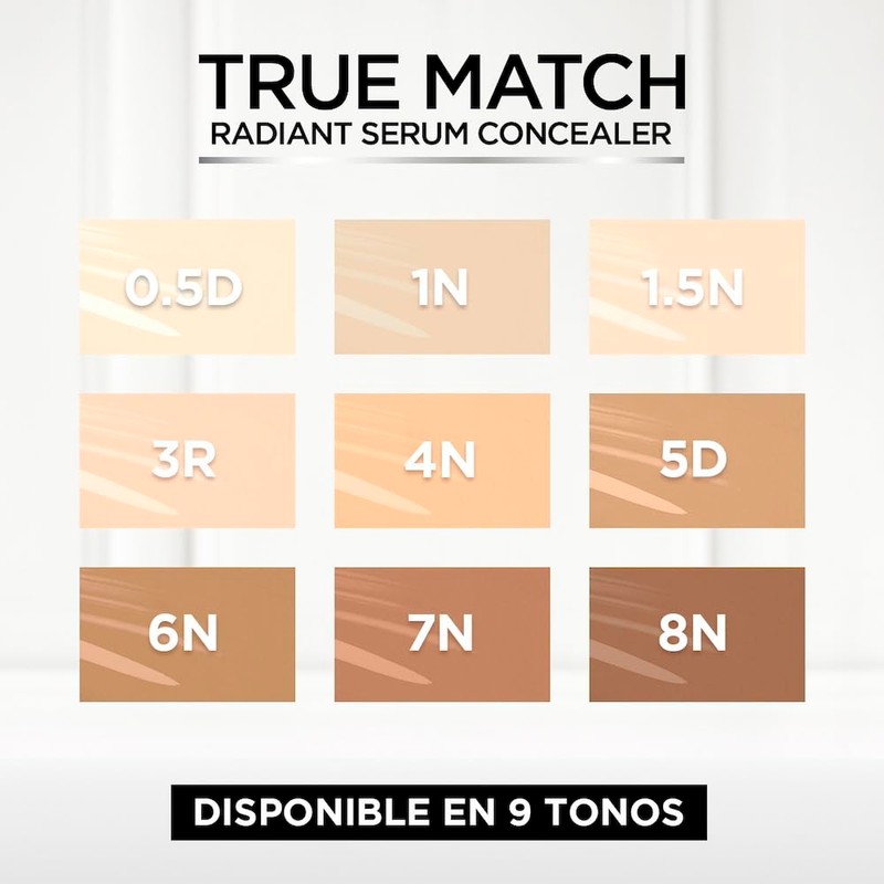 L'Oréal Paris corrector True Match hialurónico, tono 8N