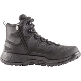 Belleville Arm Your Feet BV970Z WP T AMRAP Vapor Waterproof Mid-Cut Black Boots for Men w/Self-Locking Zipper - Tactical Boots for Police, EMS, Security with Traction Outsole - 7.5