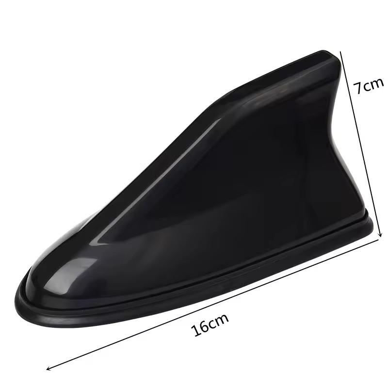 2 Pack Universal Shark Fin Car Roof Antennas with AM/FM