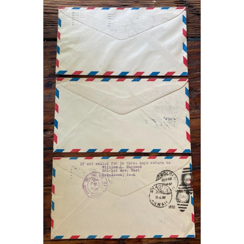US Sc #UC2 air mail 5 cent stamped envelope, vintage