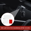 Grosion 10Pcs Windshield Dashcam Stickers,Dashcam Windshield Sticker,Car Windshield Electrostatic Film,Dashcam