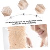 Healvian Esponja Facial de Konjac Beige para Limpieza Profunda y