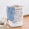 CadineUS 6 Pack Plastic Dirty Clothes Hamper, Laundry Basket with