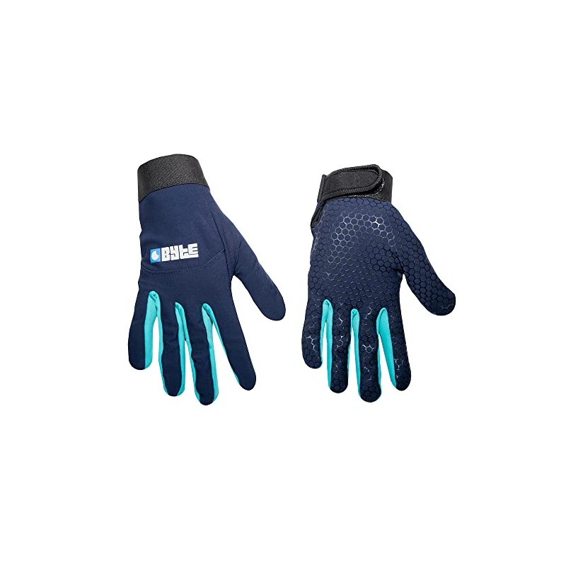 BYTE SKIN HOCKEY GLOVE NAVY TEAL (SMALL)