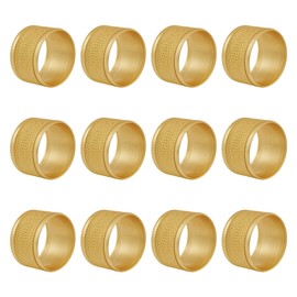 ITOS365 - Juego de 12 servilleteros redondos de metal para servilleteros, anillos para servilleteros, para fiestas de mesa de comedor, todos los días