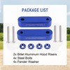 JDMSPEED Anodized Blue JDMSPEED Hood Spacer Hood Riser 3/4" Replacement