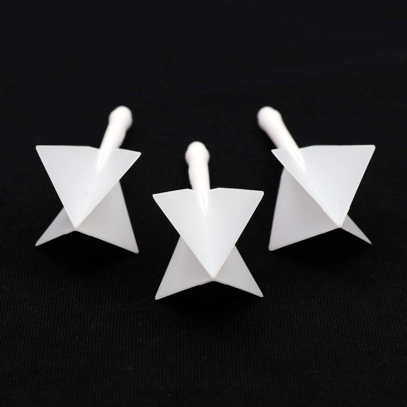 CUESOUL ROST Integrated Dart Shaft and Flights Medium,White Diamond Shape,Set