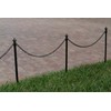 Mr. Chain Plastic Barrier Chain, Black, 3/4-Inch Link, 25-Foot (00003-25)