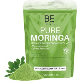 Moringa Hoja en Polvo 100% Pura | Calidad Premium, 1kg | Superalimento Verde Orgánico y Libre de Químicos