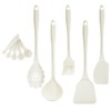 Ganiza Cooking Utensils for Nonstick Cookware, 10pcs, Solid Turner, Soup