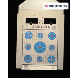 TactNib - Zero-in B Paper Targets - 18 x 24 Inches Paper - Made in USA - 25 Pack - PN P02Z02-025F - Free Mobile App