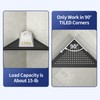 Bernkot Corner Shower Shelf 2 Pack, 304 Stainless Steel Shelf