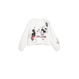 Desigual Felpa, da Ragazza, Felpa, kissss_Topolino, Bianco, 12 Anni