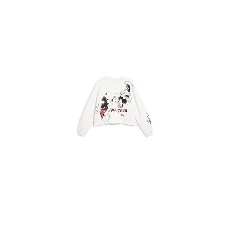 Desigual Felpa, da Ragazza, Felpa, kissss_Topolino, Bianco, 12 Anni