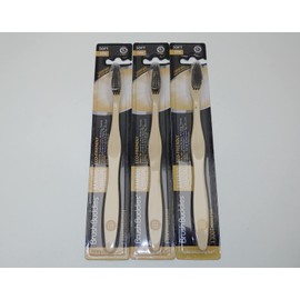 JL Missouri Parts & Misc. Bamboo Toothbrush Charcoal Infused Soft Bristles, Eco-Friendly 3X