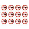 No access for people with pacemakers or implanted defibrillators, prohibition