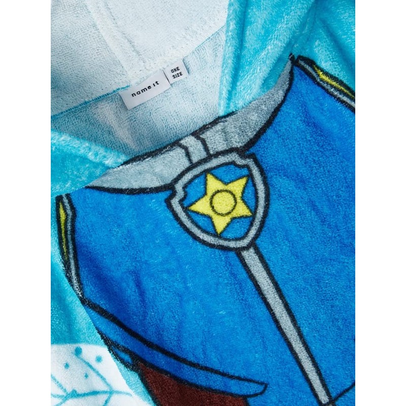 name it Men's NMMMOLTE PAWPATROL Towel CPLG Poncho, Bachelor Button,