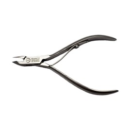 Bianco Instruments BI-2524HD 4'' Stainless Steel Cuticle Nipper - Half Jaw, Double Spring, Made in USA