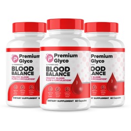 Premium Glyco (3 Pack) Premium Glyco Blood Balance Capsules, PremiumGlyco (180 Capsules)