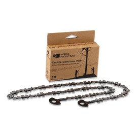 Nordic Pocket Saw Double Sided Chain - 32" Sawchain for High Limb Rope Saw with 43 teeth on each side - Bi-directional teeth cuts in both directions