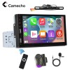 Camecho Camera Touch Screen Car Stereo Radio Bluetooth Apple Carplay