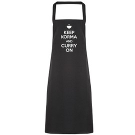 Hippowarehouse Keep Korma and Curry On Apron kitchen cooking painting DIY onesize adult